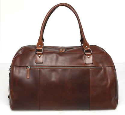 Modapelle - Vintage Leather Travel Bag | 3957BRANDY