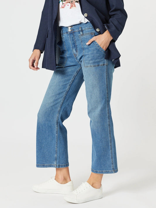 Gordon Smith - Hudson High Rise Wide Leg Jean 42244