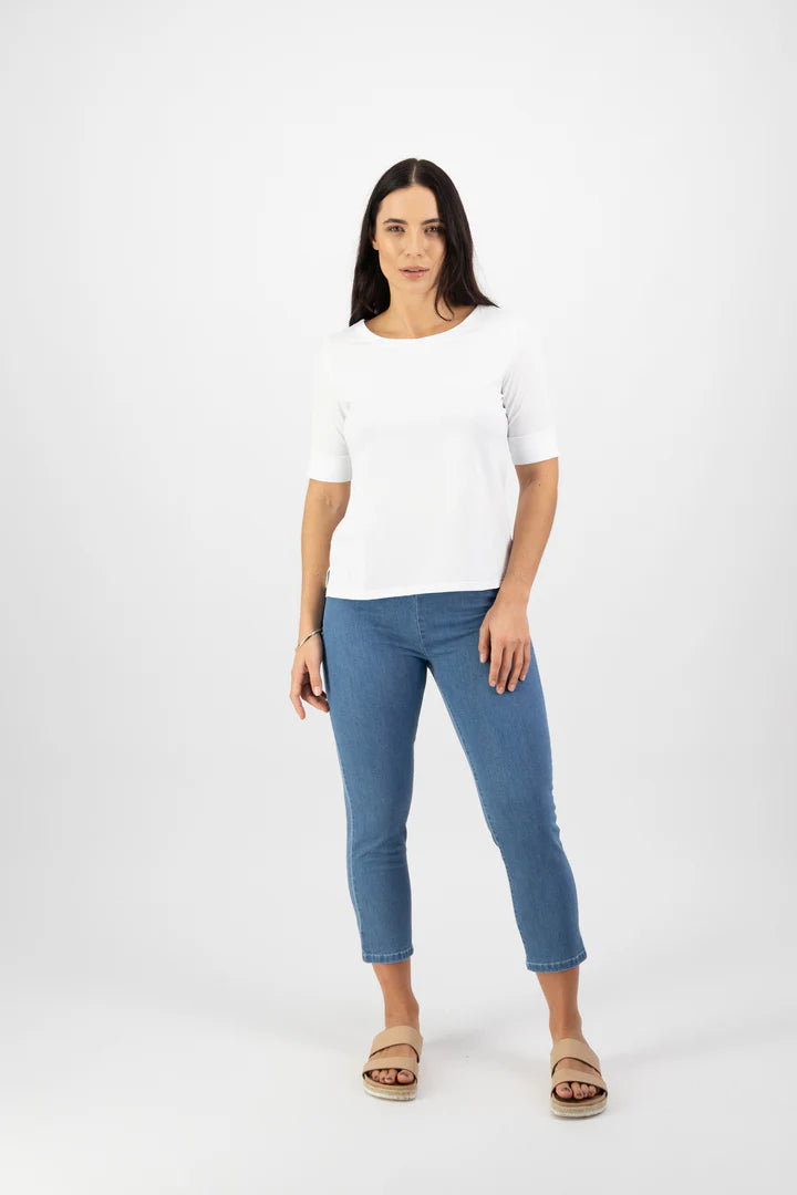 Vassalli - Boat Neck Top - 4262