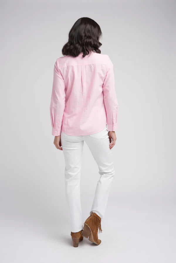 Goondiwindi Cotton - Classic Pale Pink Stripe Shirt | G4279