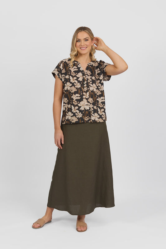 Vassalli - Dropped Shoulder Top with 1/2 Placket - Roma 4452P