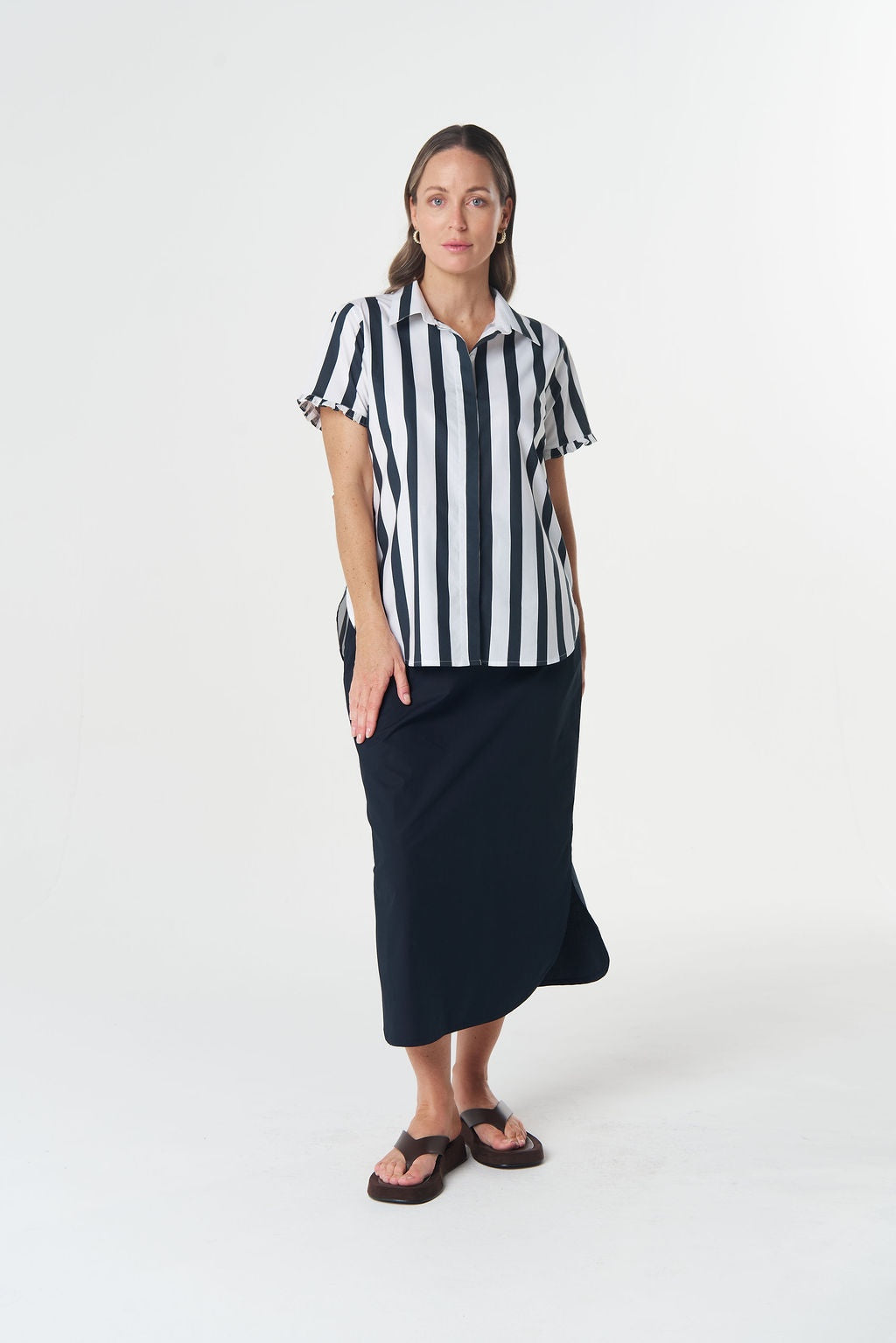 Goondiwindi Cotton - Dune 2 Ruffle Sleeve Shirt | 4471