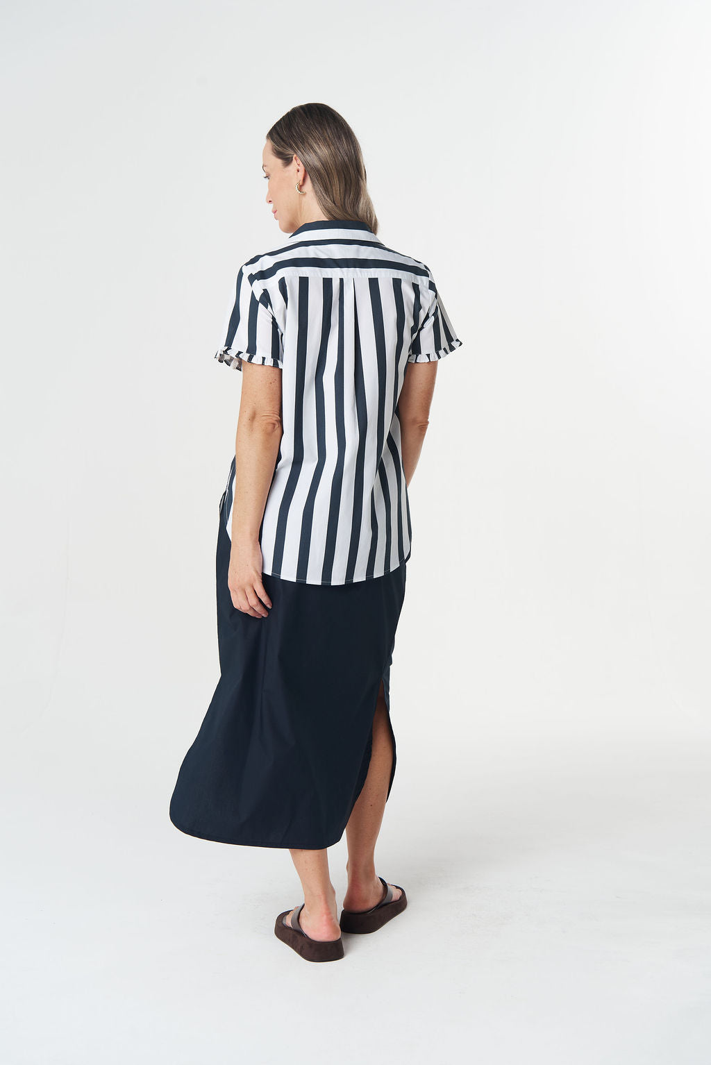 Goondiwindi Cotton - Dune 2 Ruffle Sleeve Shirt | 4471