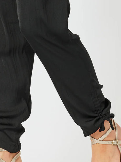 Hammock & Vine - Traveller Luxe Side Tie Pant - Black 46142