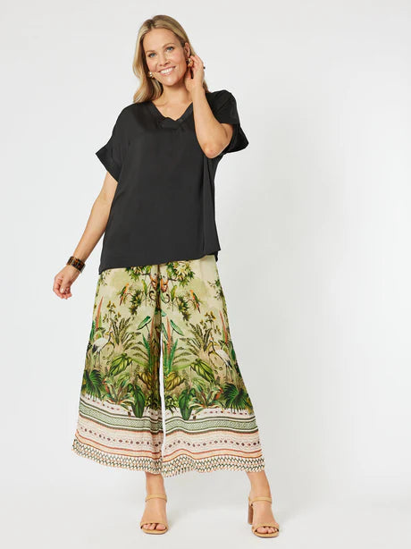 Hammock & Vine - San Paolo Wide Leg Pant - Eden 46418