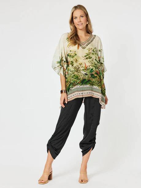 Hammock & Vine - San Paolo V-neck Top - Eden 46419