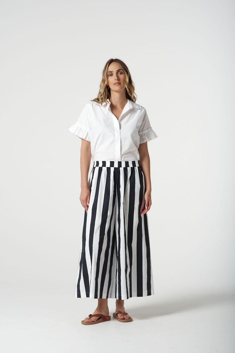 Goondiwindi Cotton - Thick Stripe Cullottes 5271