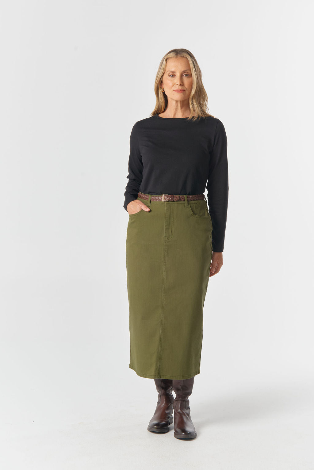 Goondiwindi Cotton - 5 Pocket Maxi Skirt / 5300