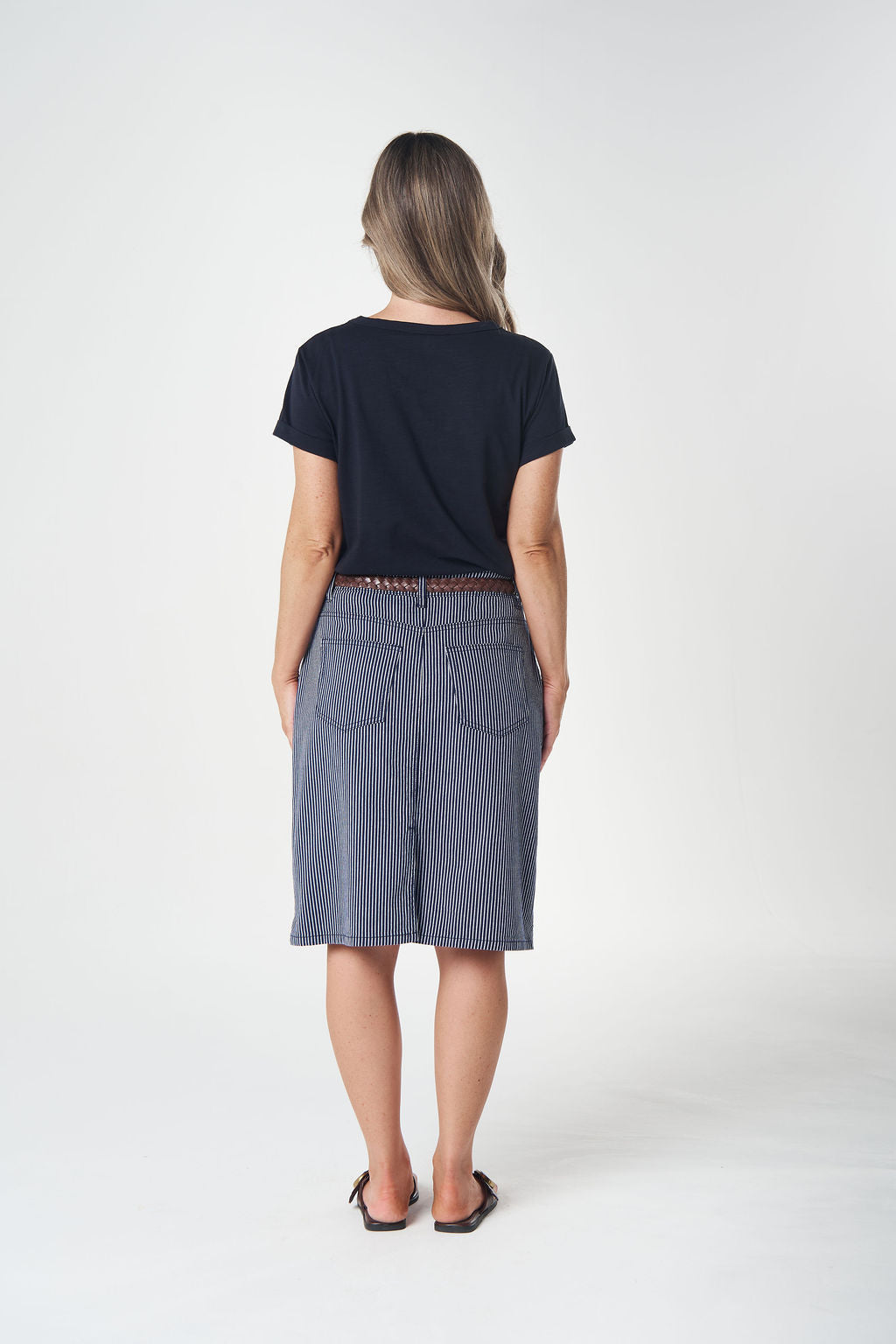 Goondiwindi Cotton - 5 Pocket Knee Length Skirt | 5287