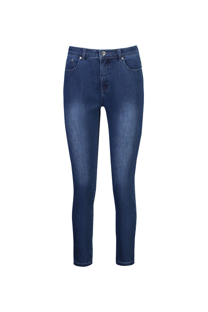 Vassalli - Skinny Leg Ankle Grazer Jean Blue Denim | 5744