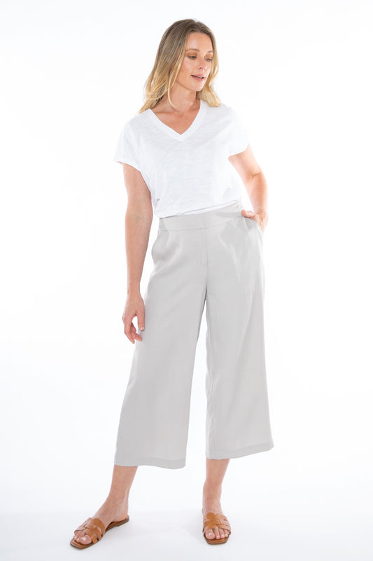 Jump - Flat Front Pant Cement | J7108A