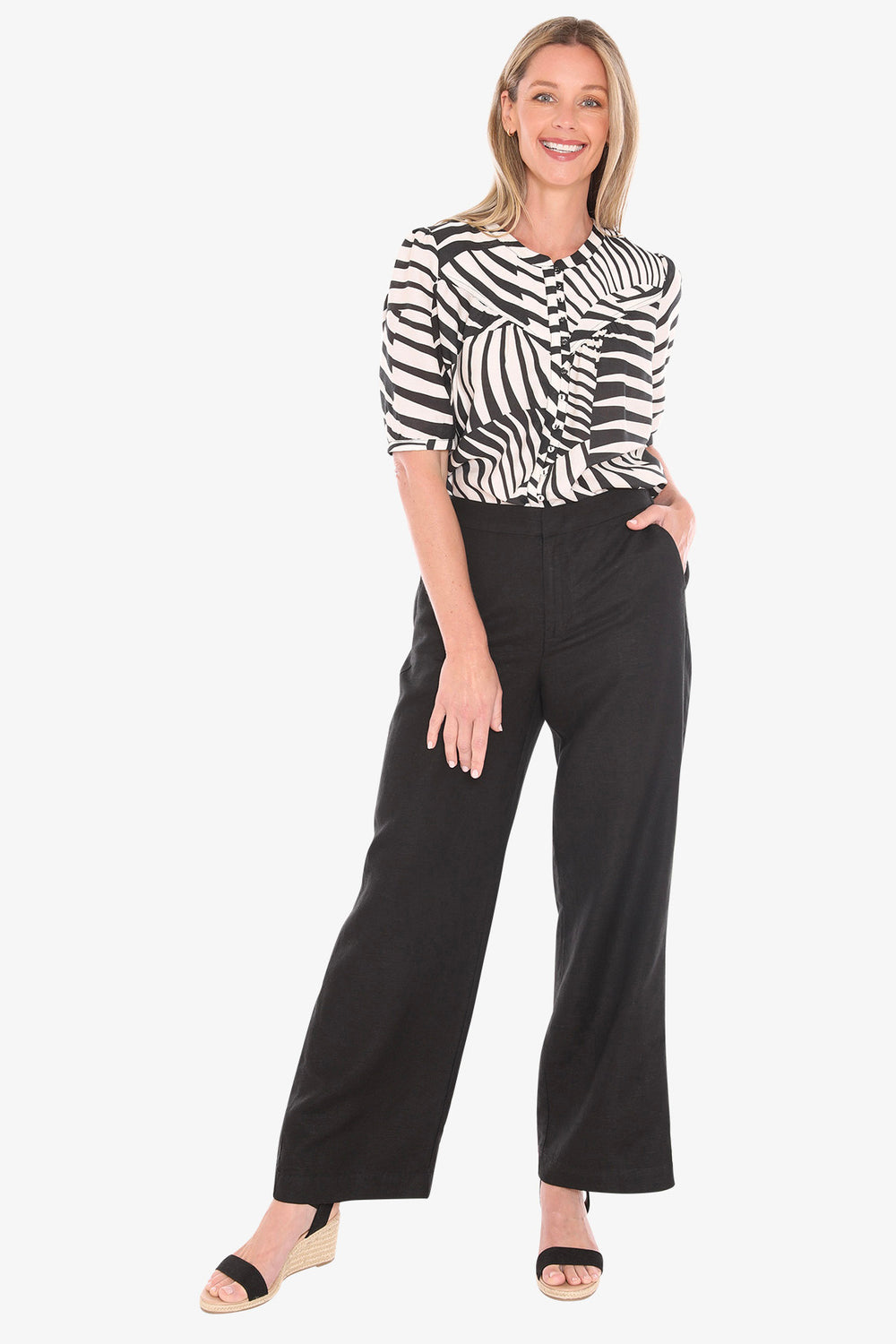 Jump - Abstract Fern Top / 596J3179A