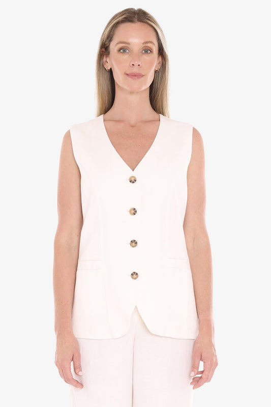 Jump - Button Vest / 596J4092A