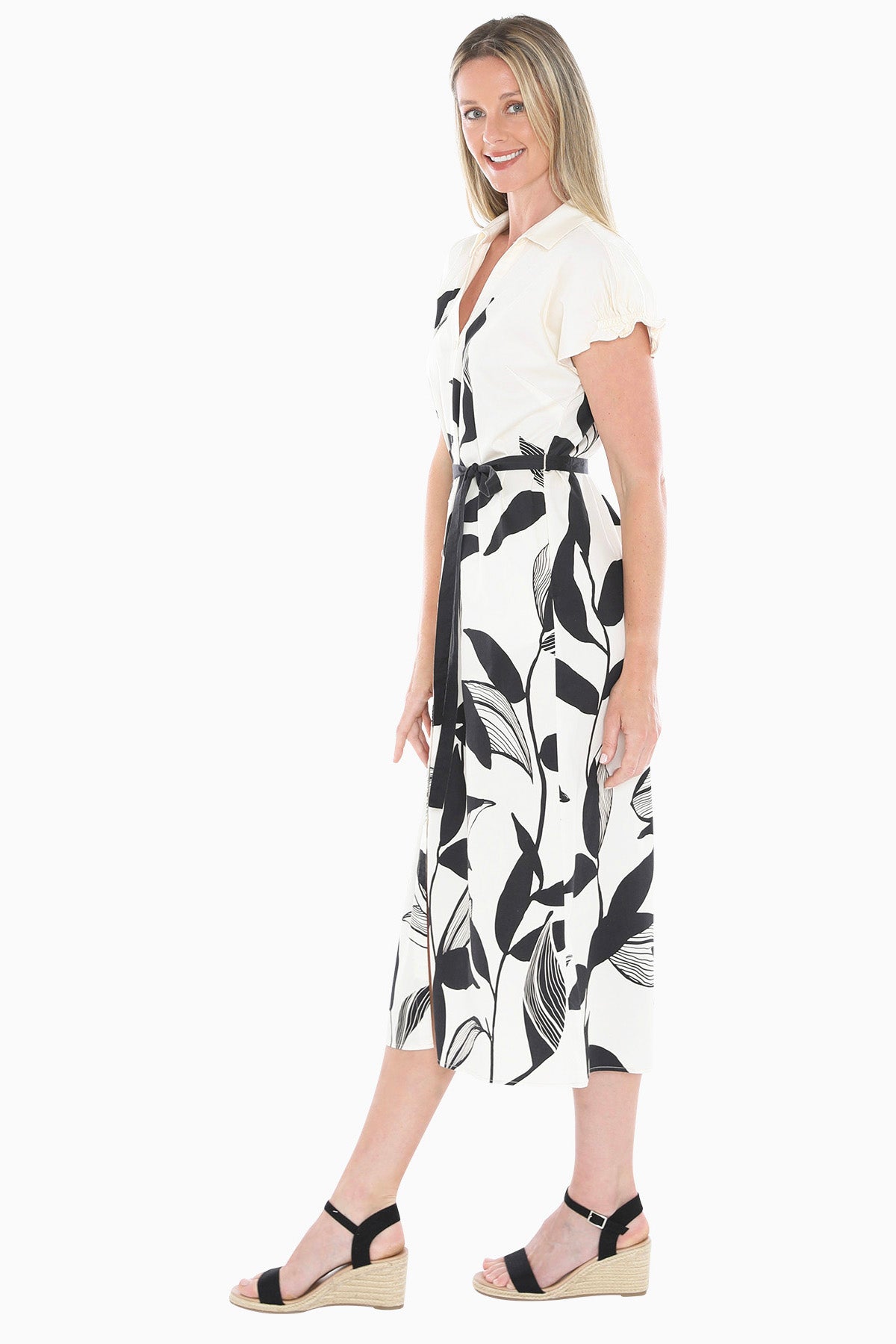 Jump - Vine Print Dress / 596J5090A