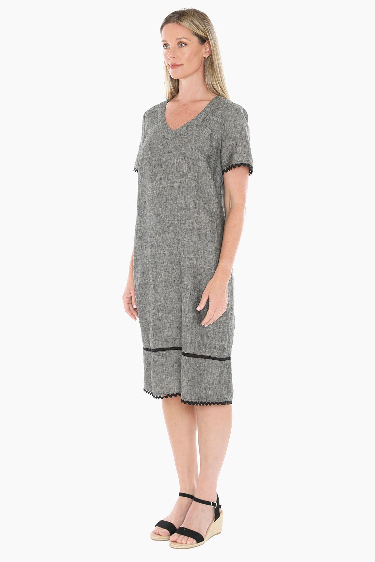 Jump - Ric Rac S/S Shift Dress / 596J5101A