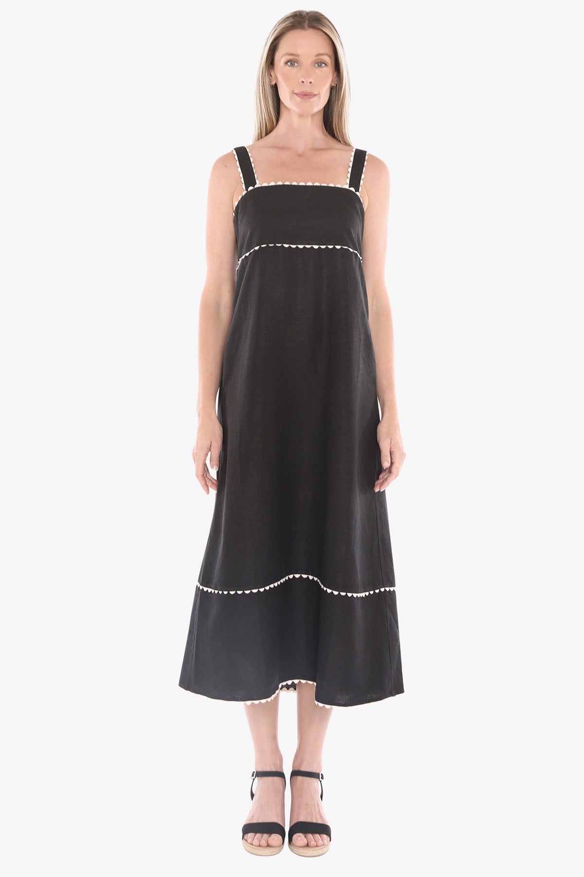 Jump - Ric Rac Maxi Dress / 596J5158A