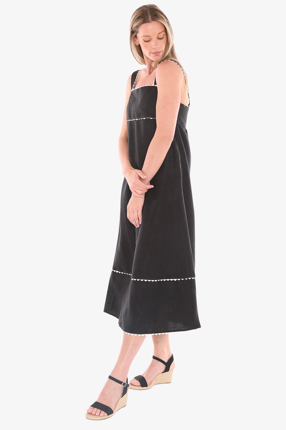 Jump - Ric Rac Maxi Dress / 596J5158A
