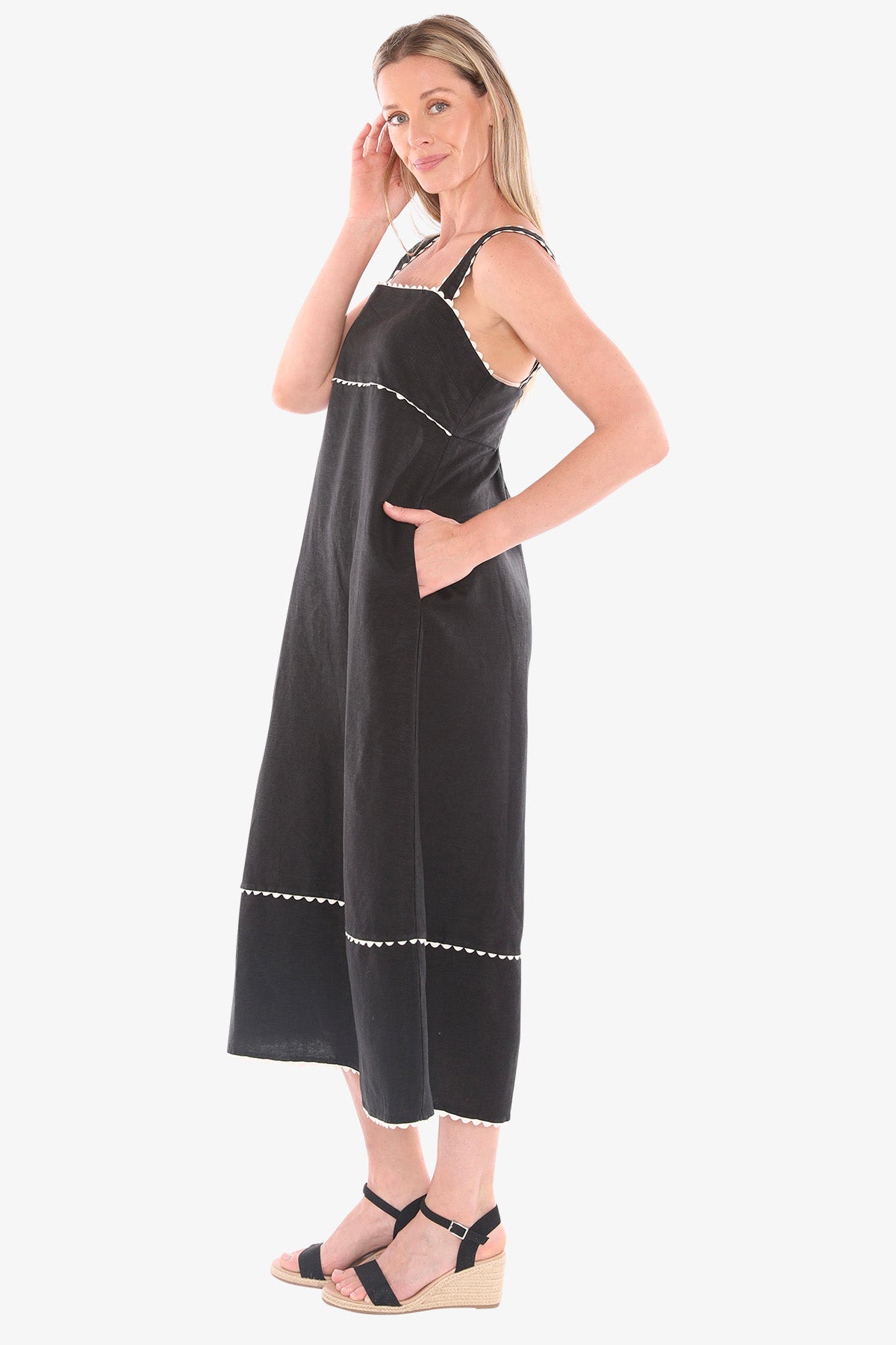Jump - Ric Rac Maxi Dress / 596J5158A