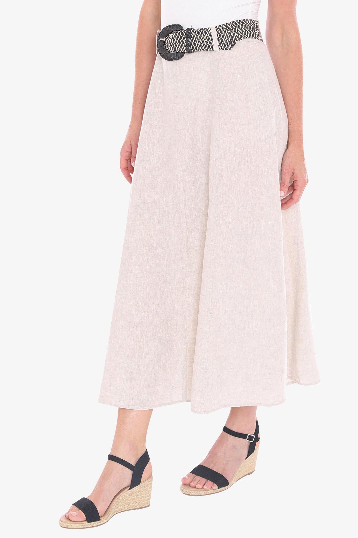 Jump - Belted Panel Skirt / 596J6135A