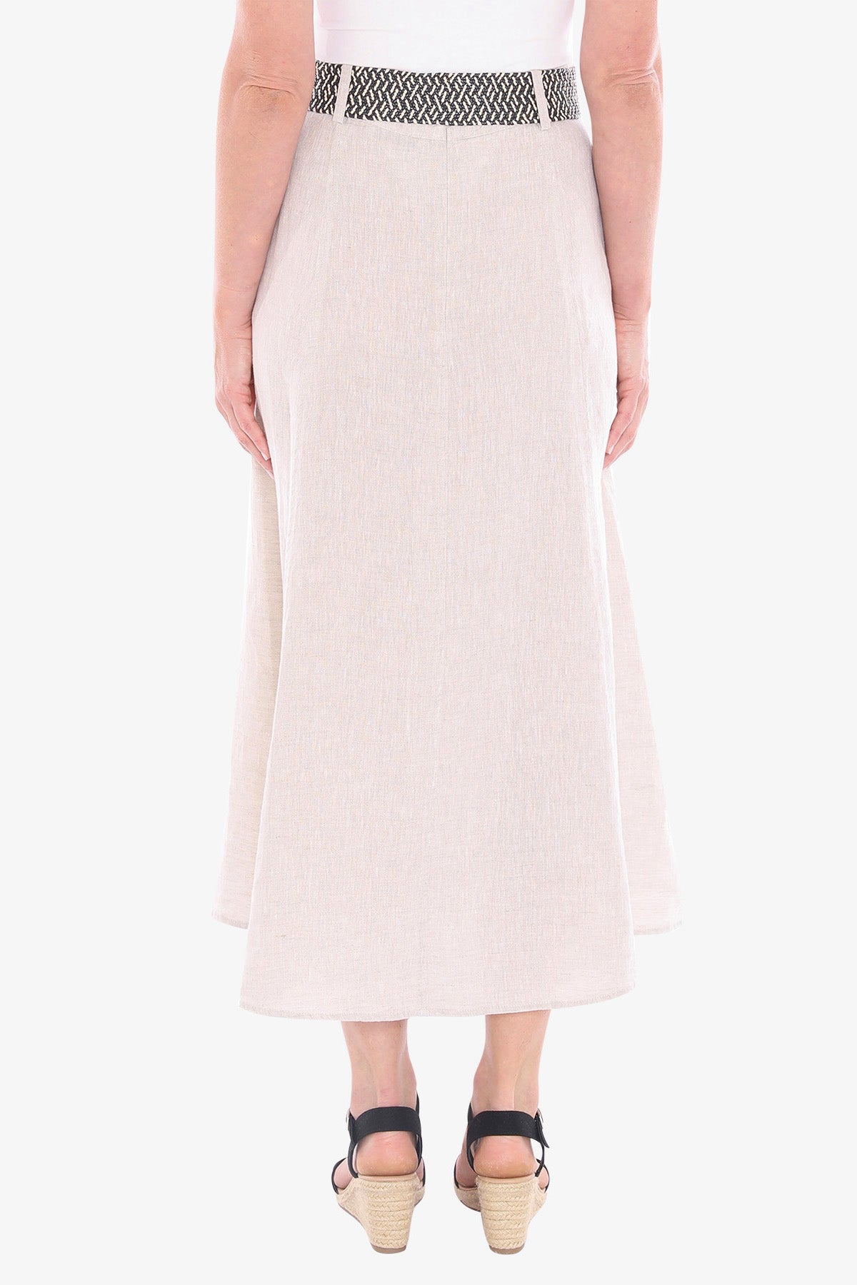 Jump - Belted Panel Skirt / 596J6135A