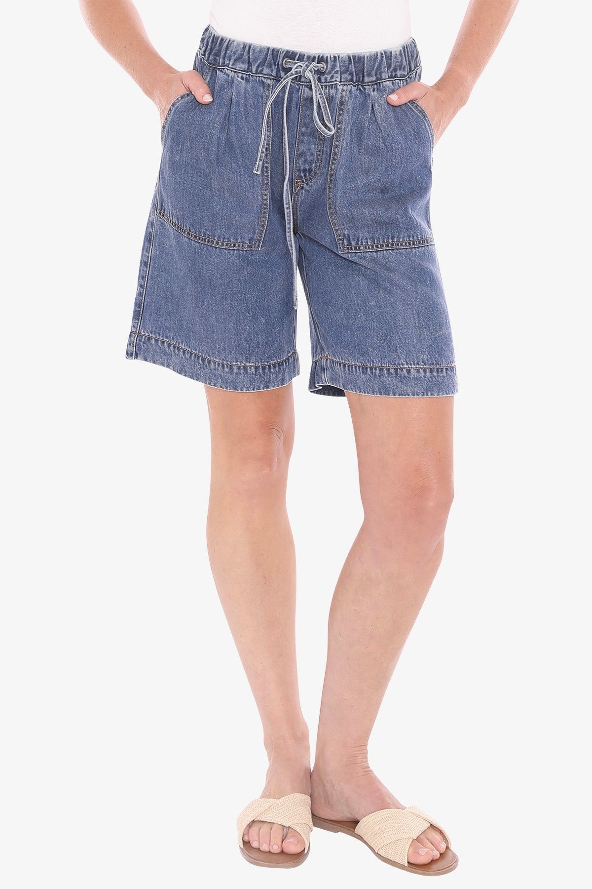 Jump - Soft Denim Shorts 596J8126A