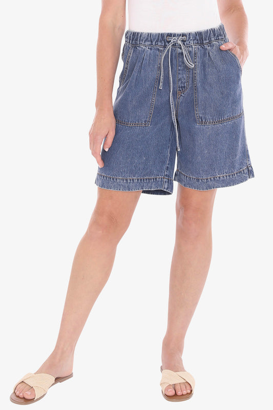 Jump - Soft Denim Shorts 596J8126A