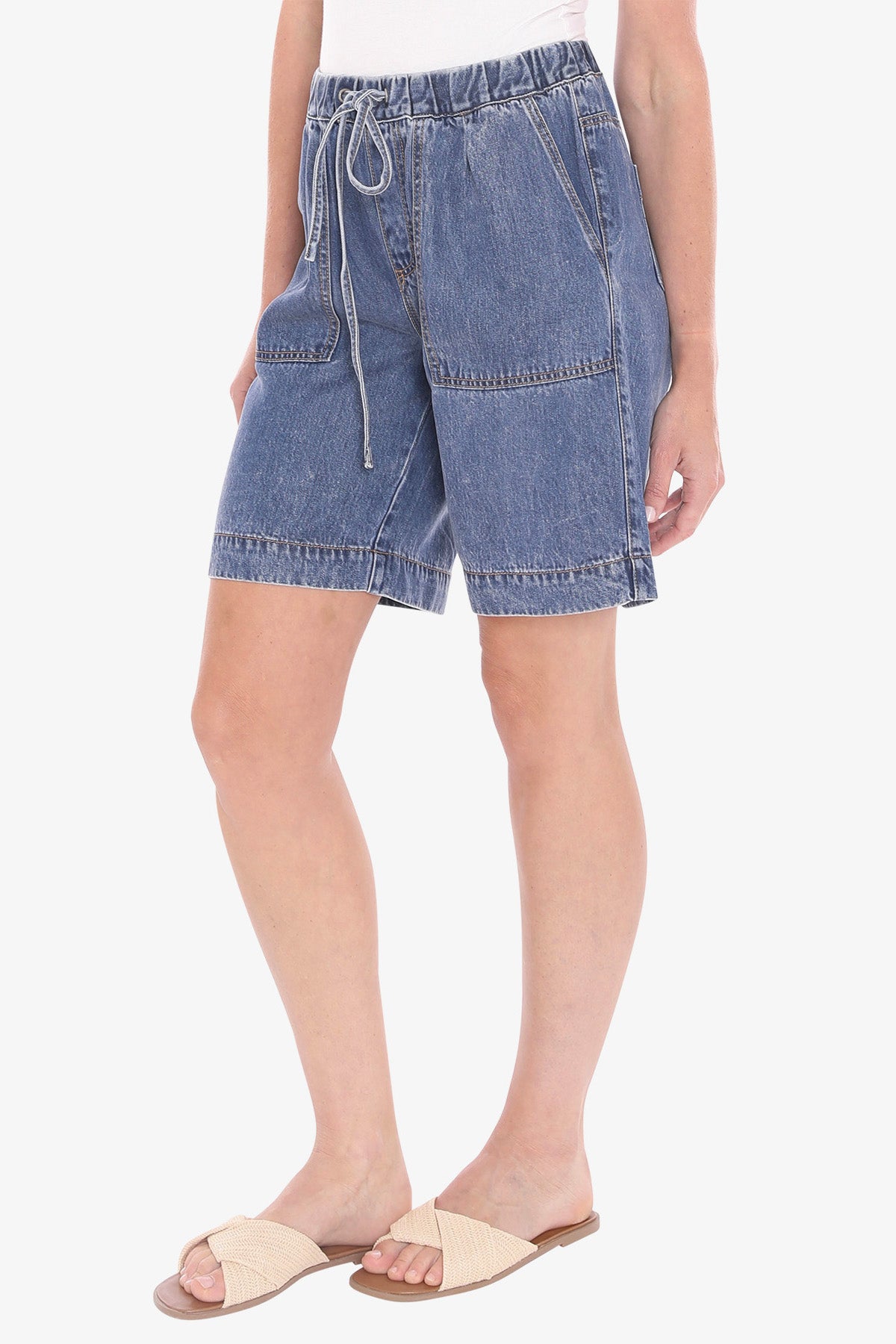 Jump - Soft Denim Shorts 596J8126A