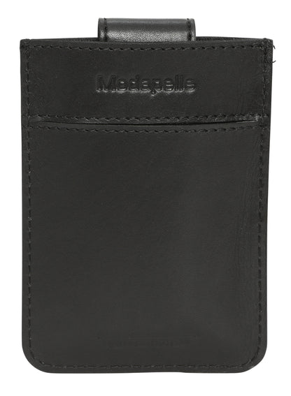 Modapelle - Vint Leather Credit Card Holder Black - 5988