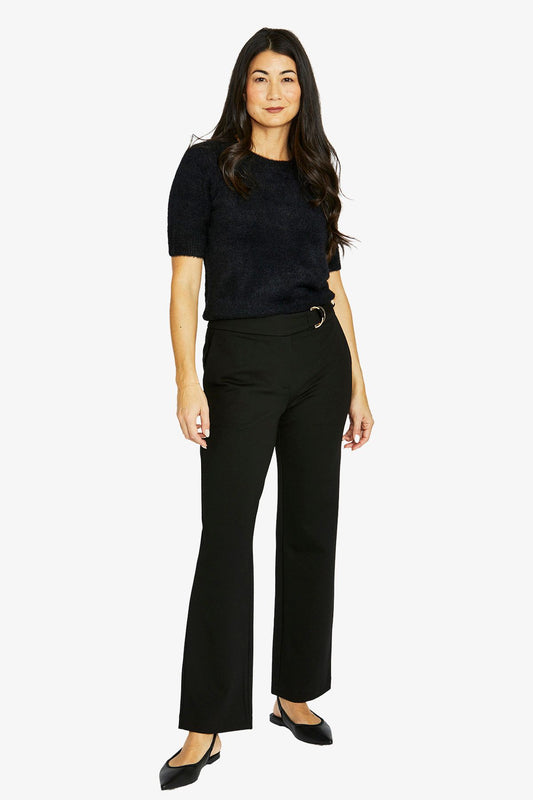 Jump - Belted Ponte Pant / 60617006A