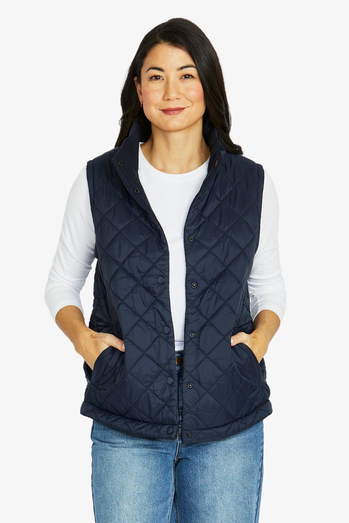 Jump - Reversible Quilted Vest - 606J4011A