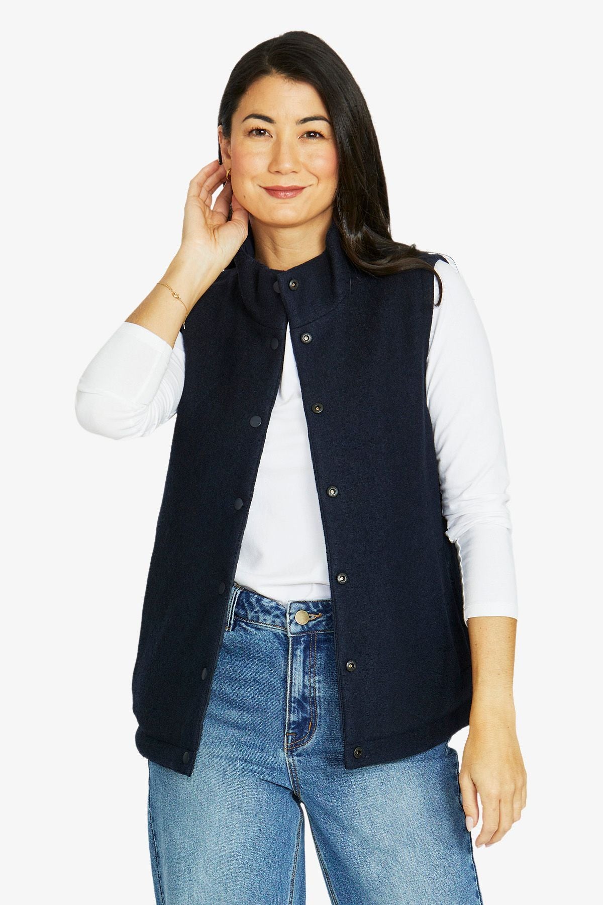 Jump - Reversible Quilted Vest - 606J4011A