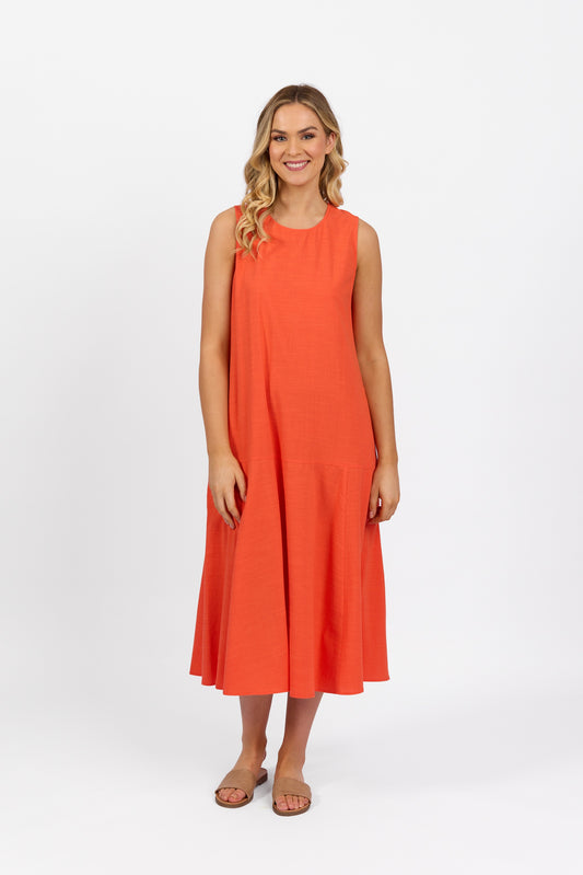 Vassalli - Sleeveless Dress - Punch 6102