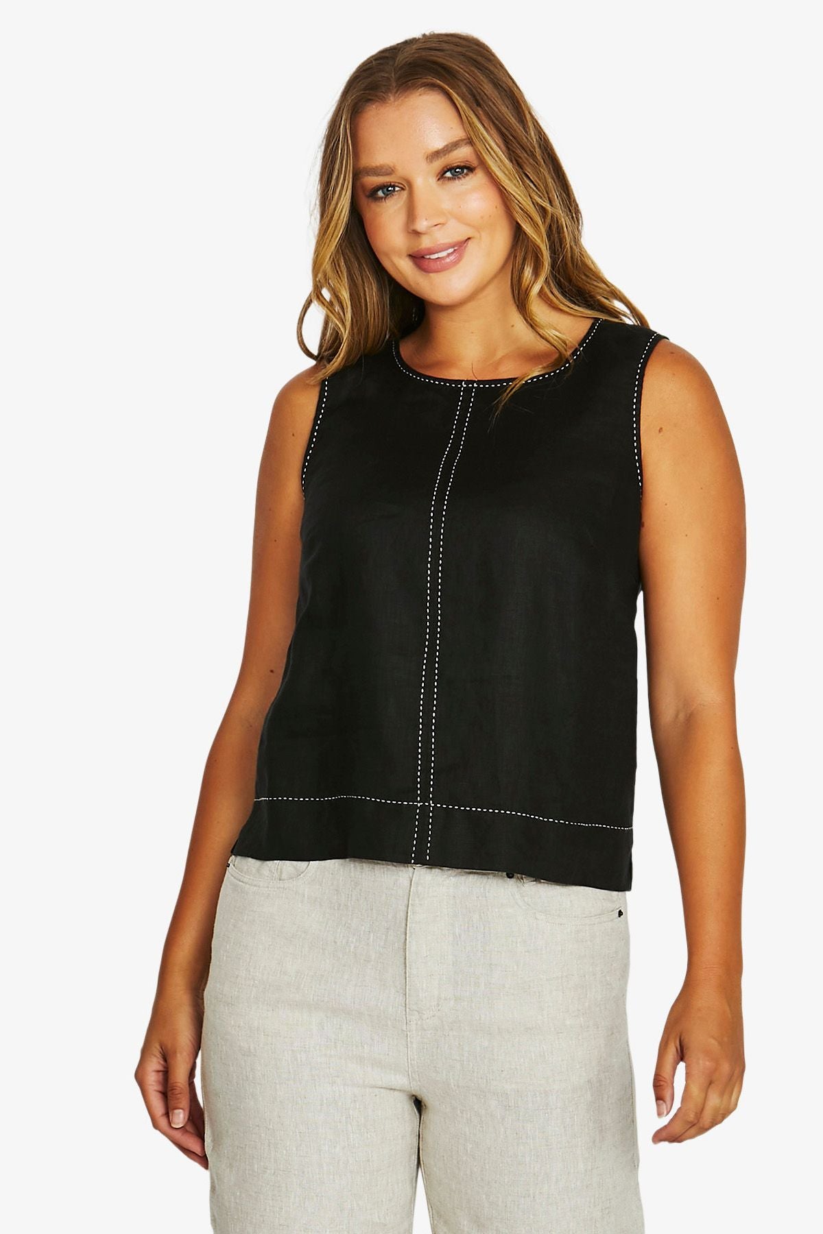 Jump - Tack Stitch Top | 616J3028A