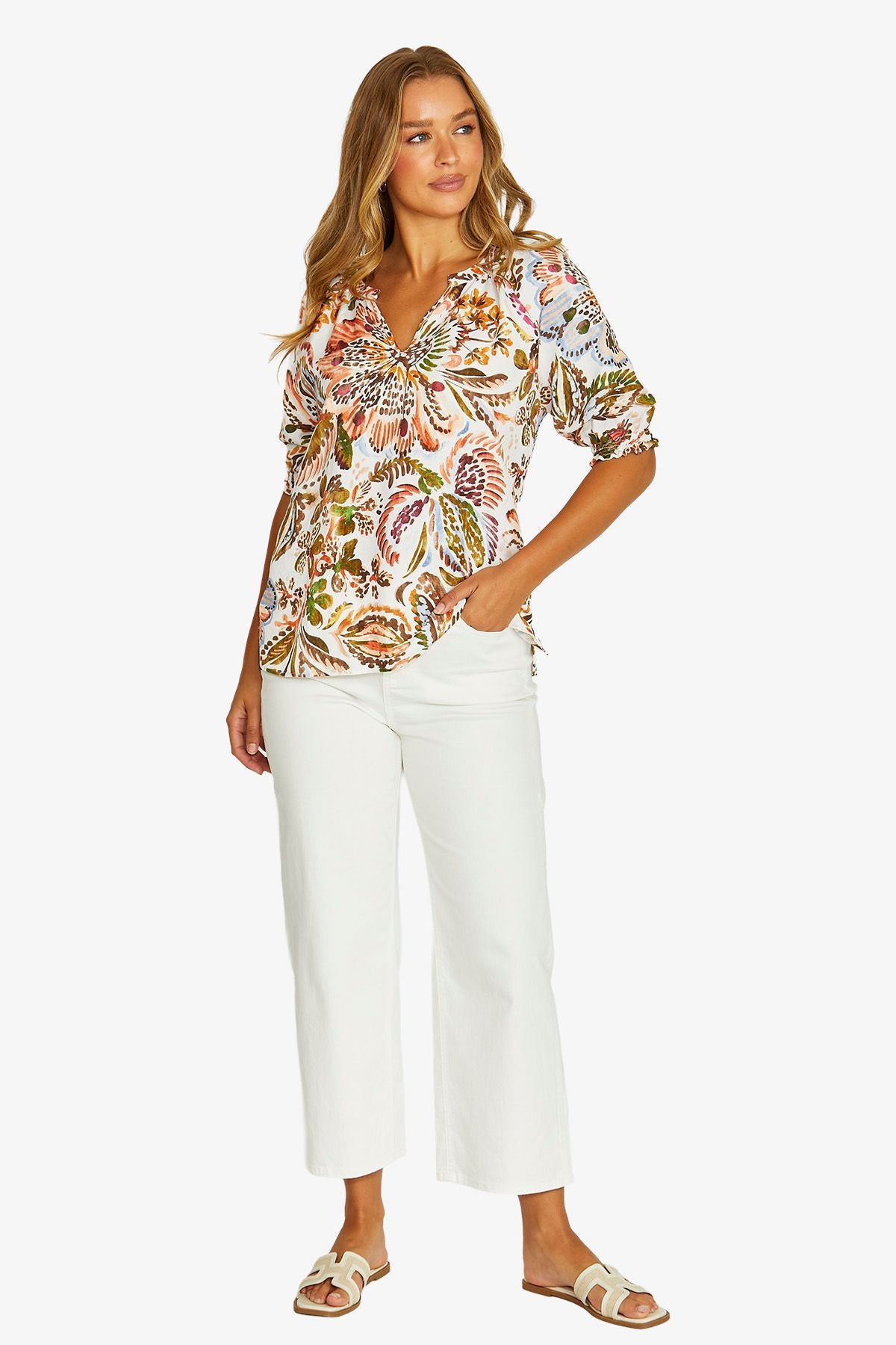 Jump - Desert Bloom Top | 616J3121A