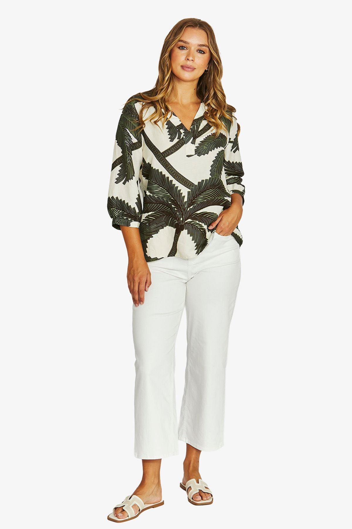 Jump - Copacabana V-Neck Top | 616J3135A