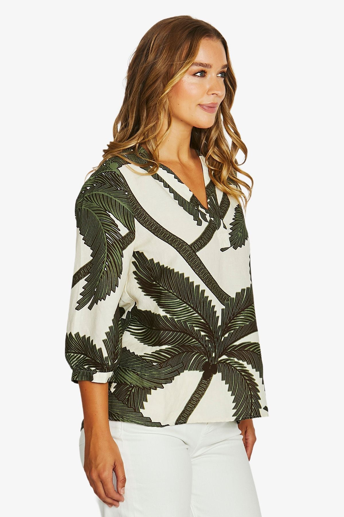Jump - Copacabana V-Neck Top | 616J3135A