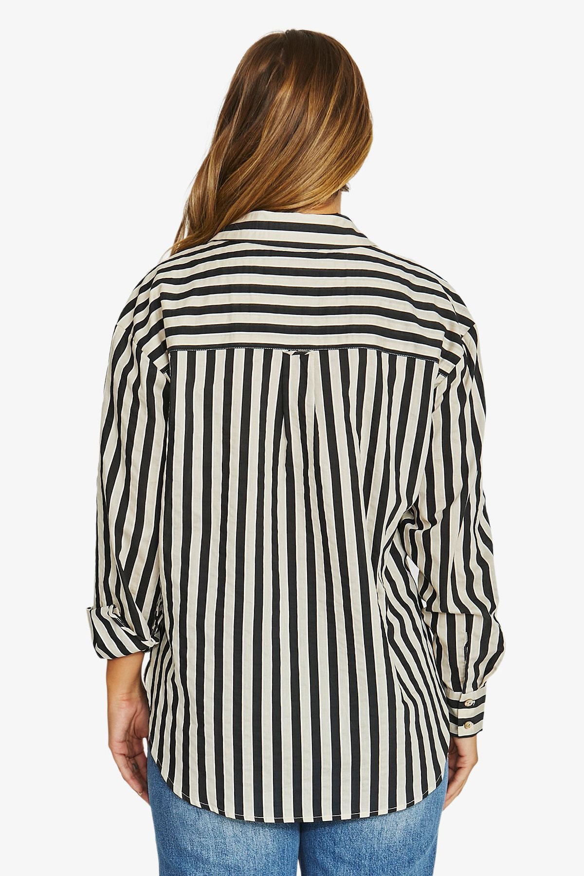 Jump - Ribbon Stripe L/S Shirt | 616J3162A