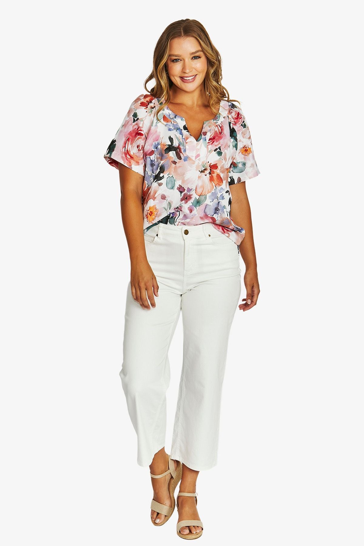 Jump - Sunset Flora Top | 616J3164A
