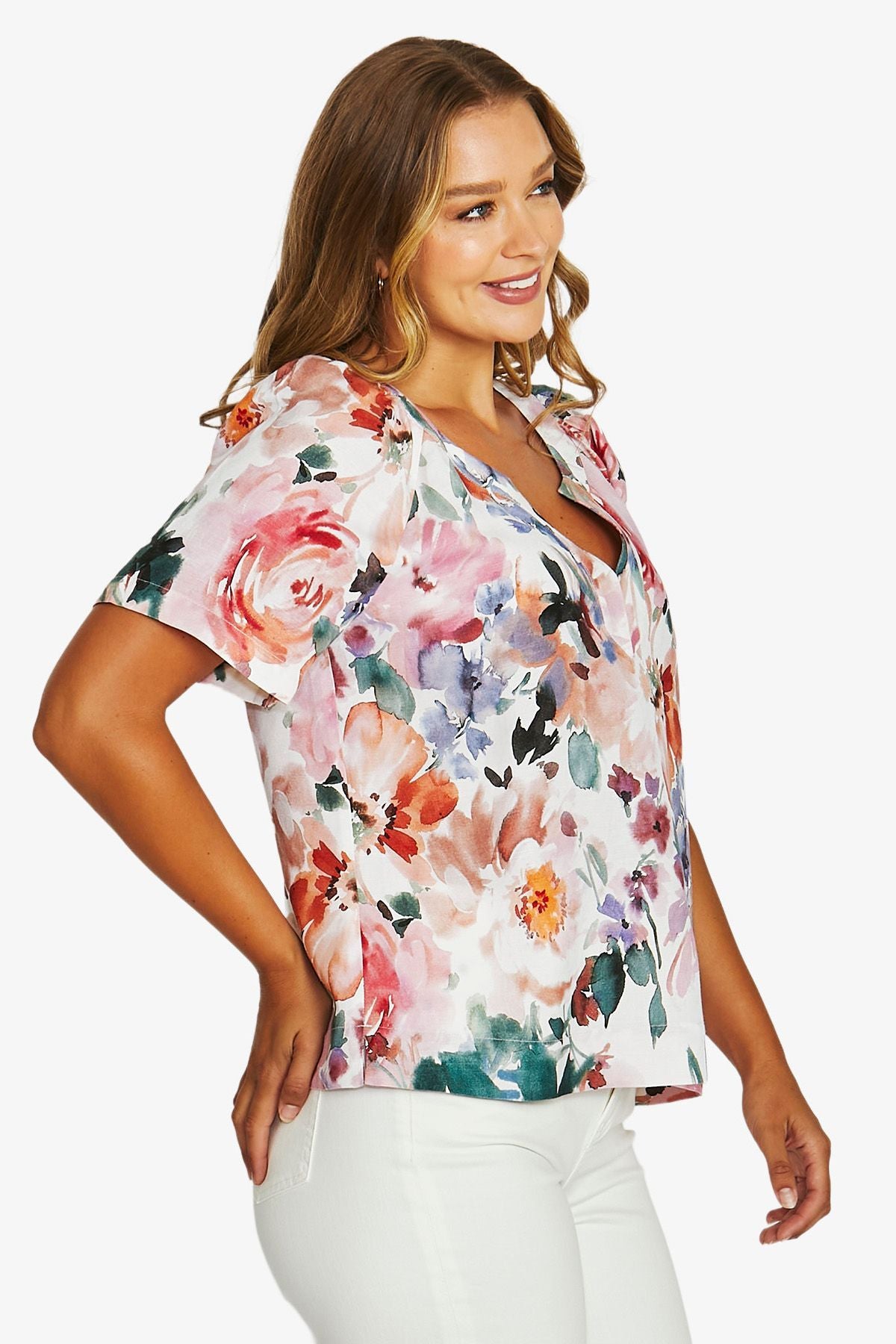 Jump - Sunset Flora Top | 616J3164A
