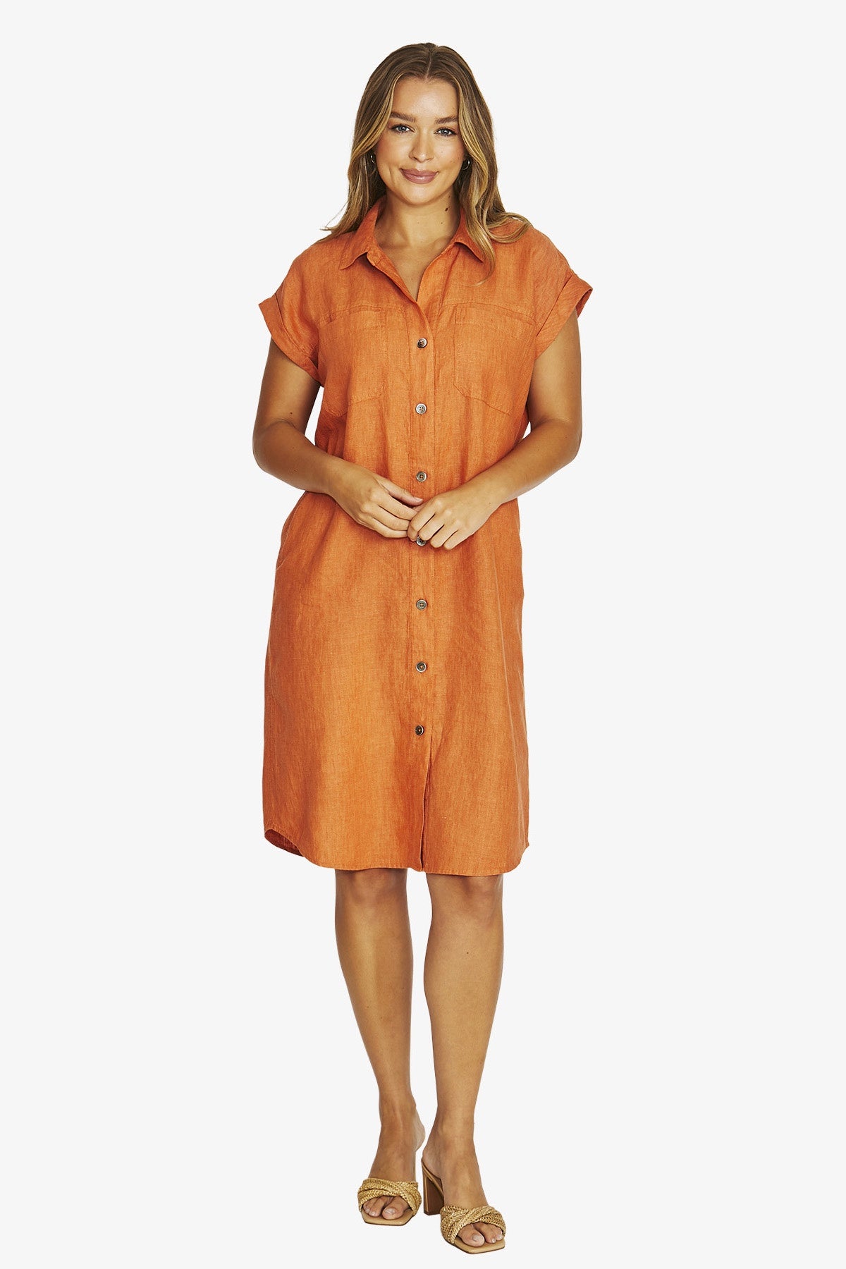 Jump - Two Pocket Shirt Dress | 616J5005A