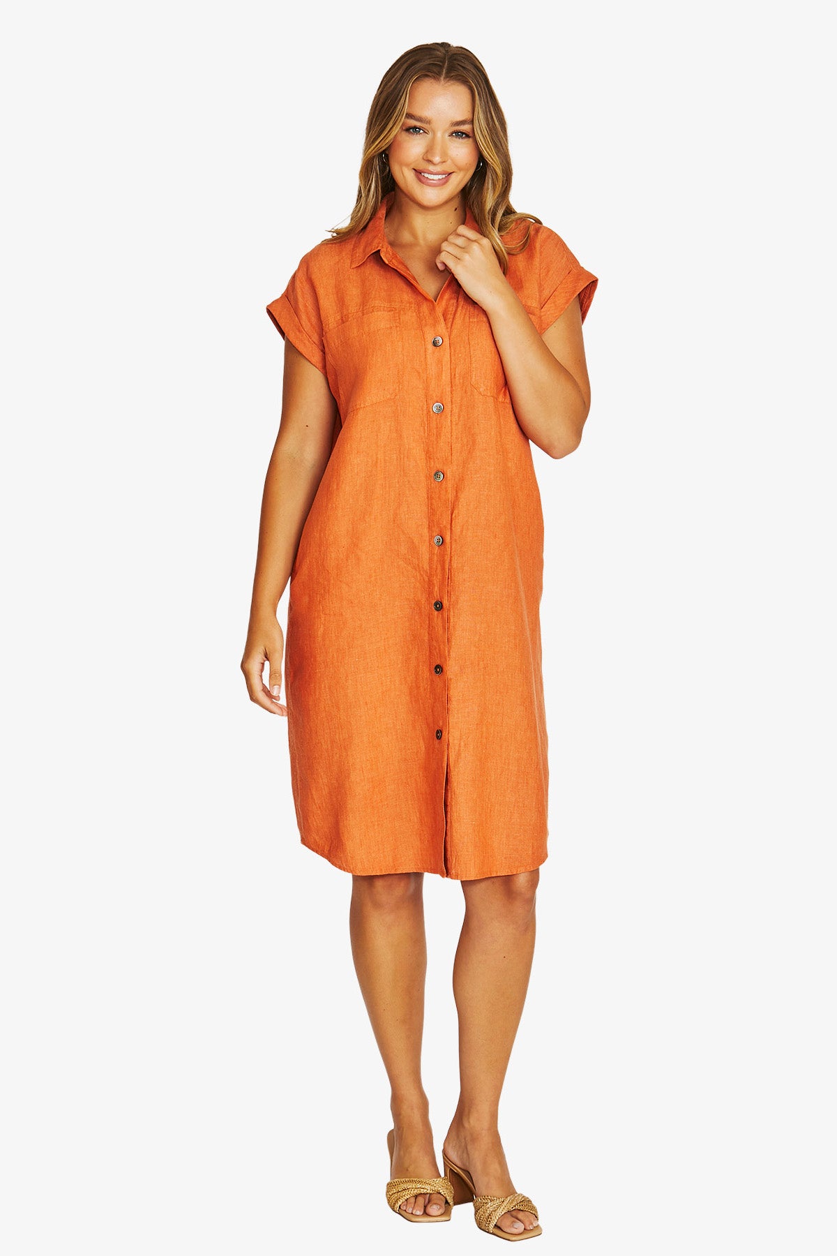 Jump - Two Pocket Shirt Dress | 616J5005A