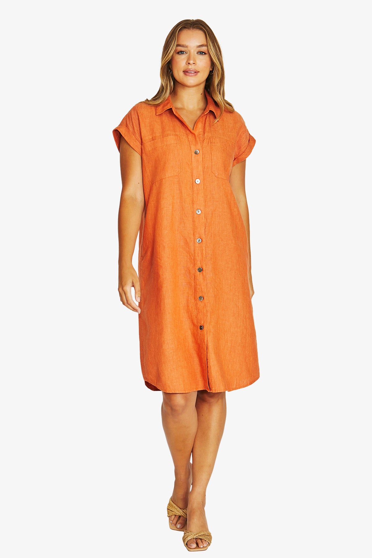 Jump - Two Pocket Shirt Dress | 616J5005A