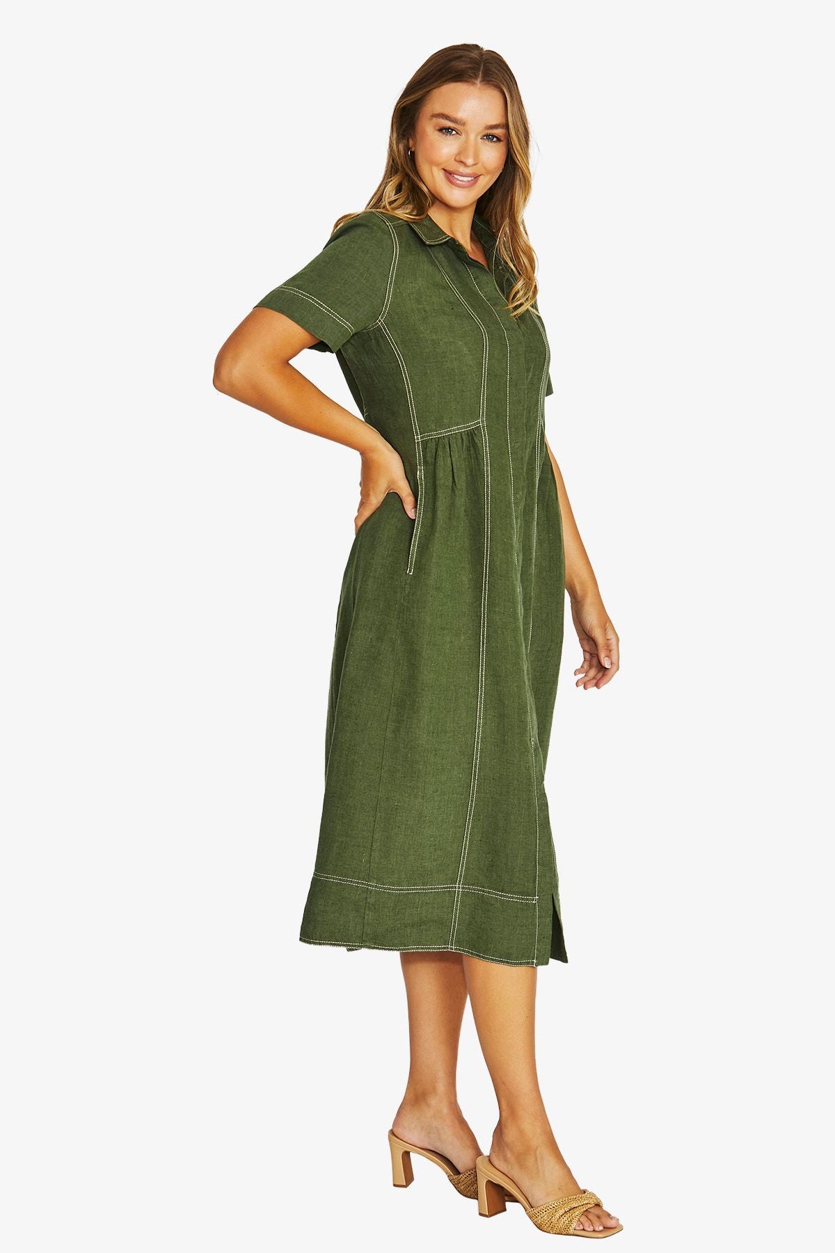 Jump - Seam Detail Shirt Dress | 616J5100A