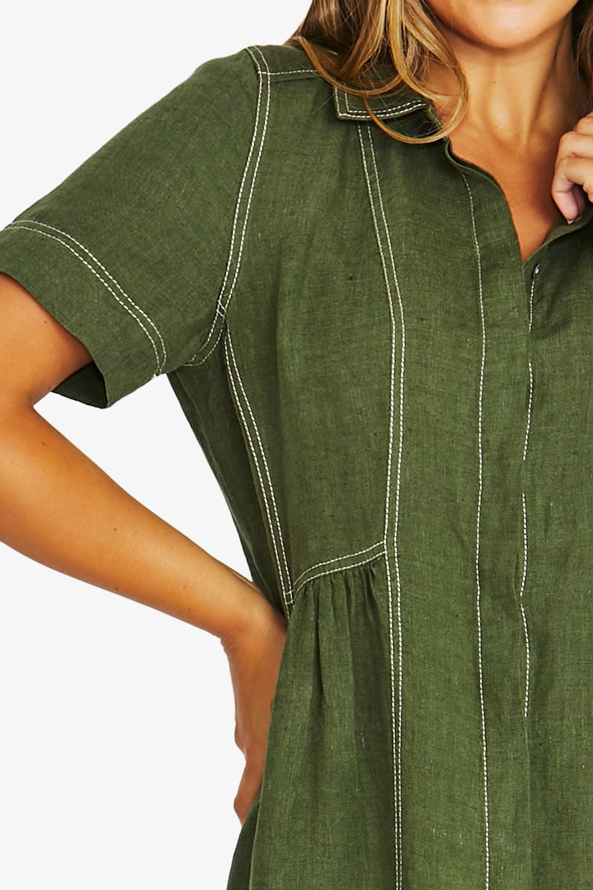 Jump - Seam Detail Shirt Dress | 616J5100A