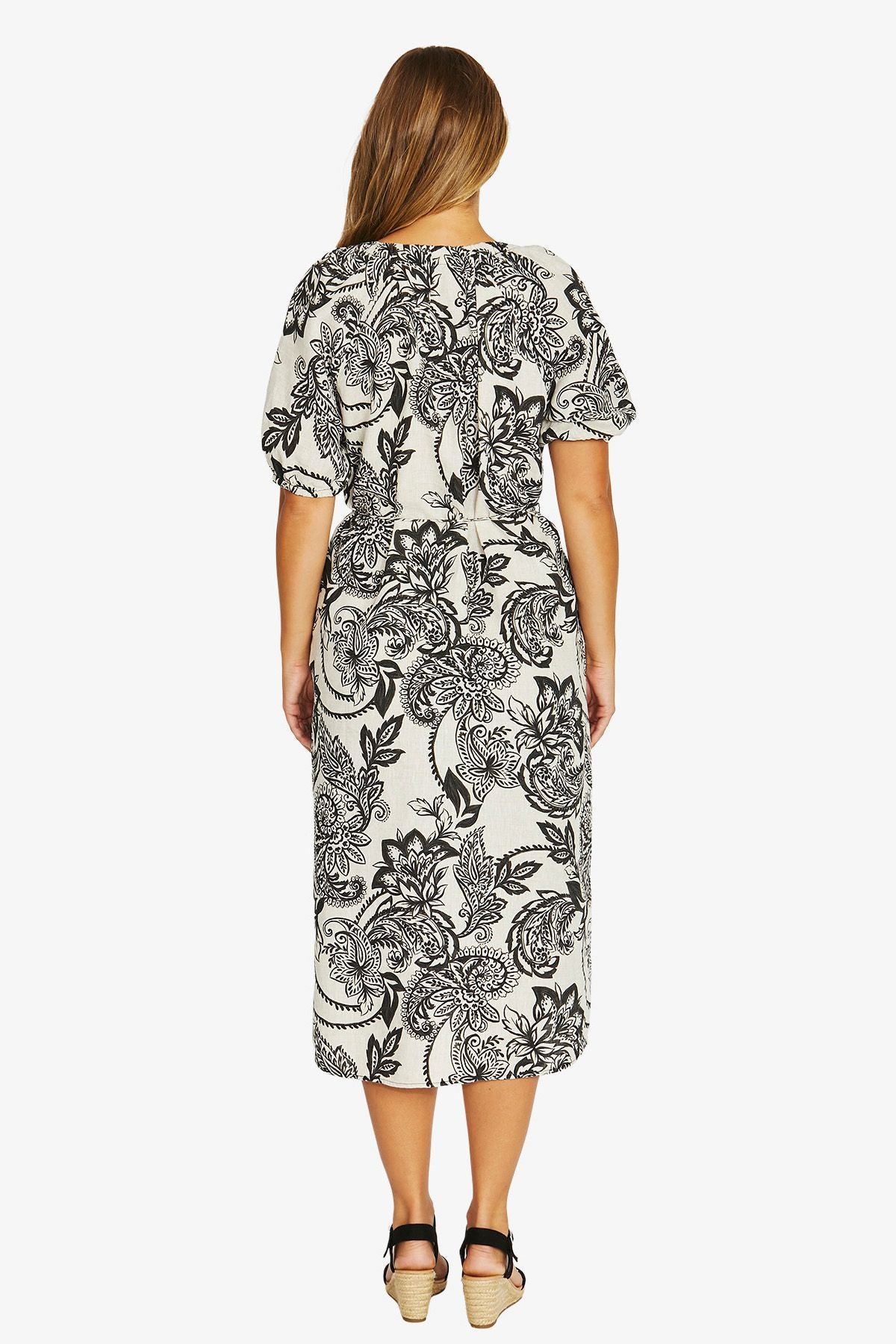 Jump - Bohemia Short Sleeve Tie Dress | 616J5116A