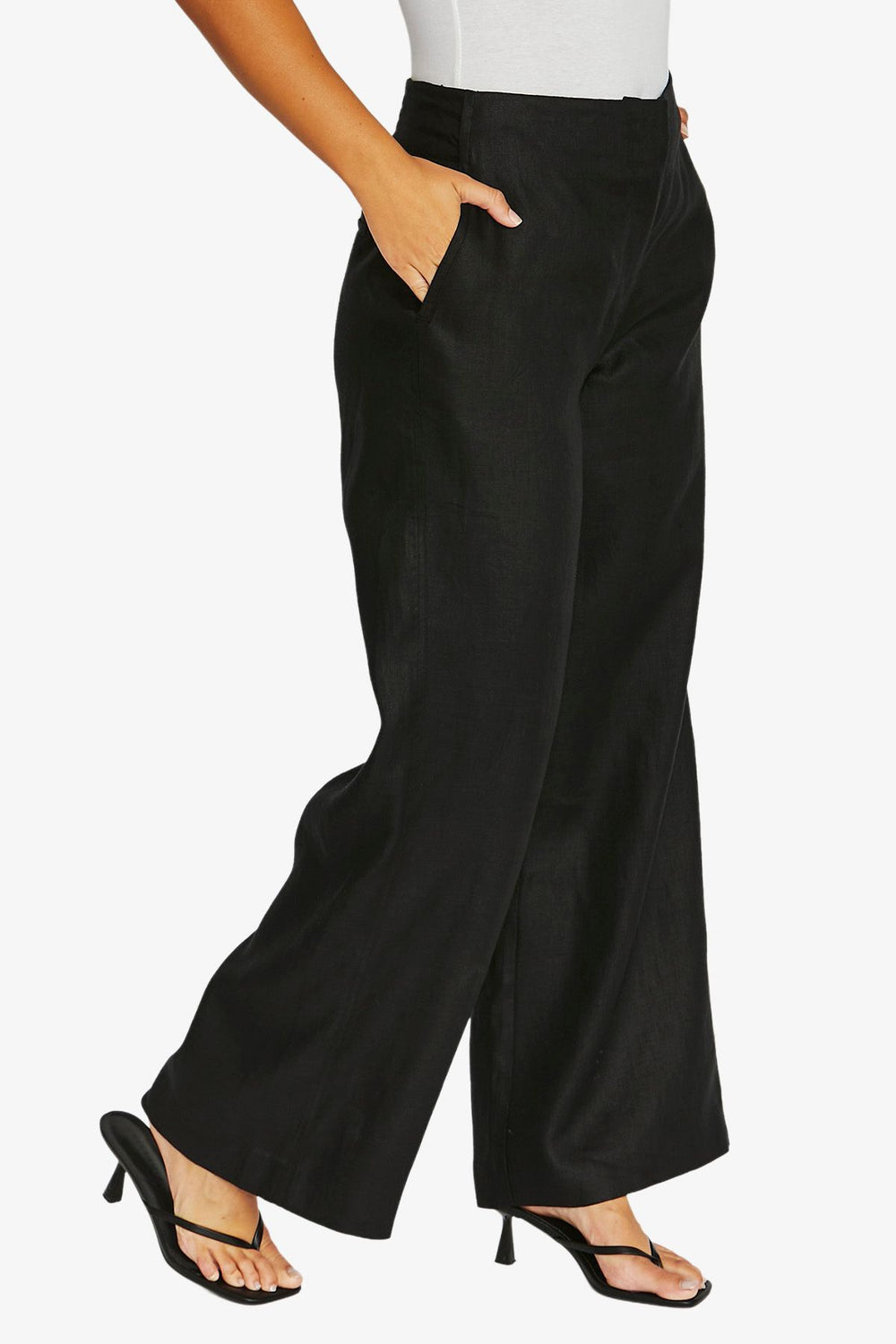 Jump - Twill Wide Leg Pant | 616J7129A