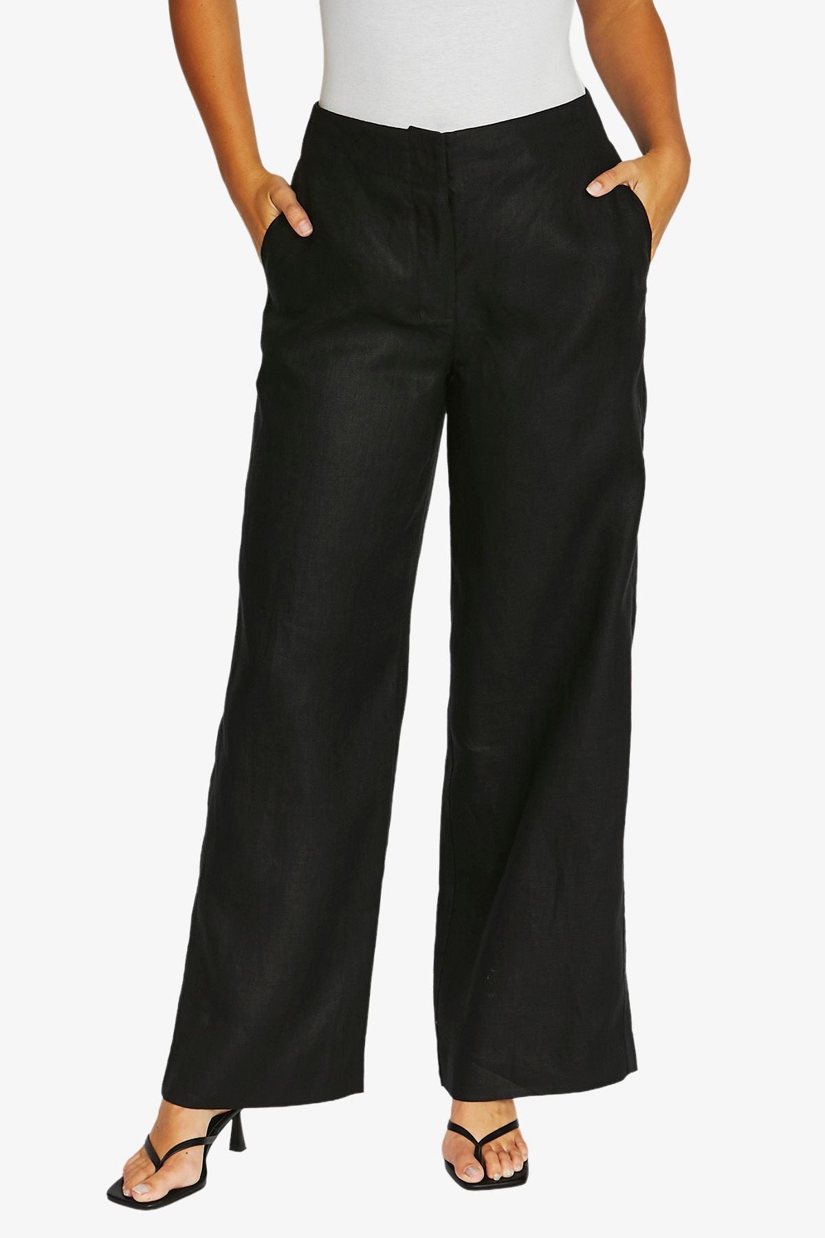 Jump - Twill Wide Leg Pant | 616J7129A