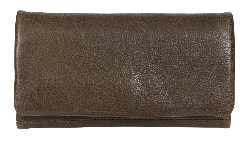 Modapelle - Soft Leather Flap Wallet 6330
