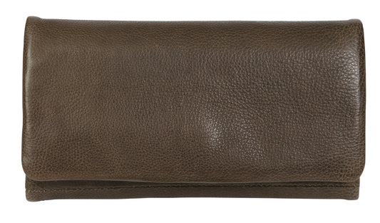 Modapelle - Soft Leather Flap Wallet 6330