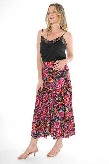 Jump - Vibrant Tapestry Skirt Multi | J6136A